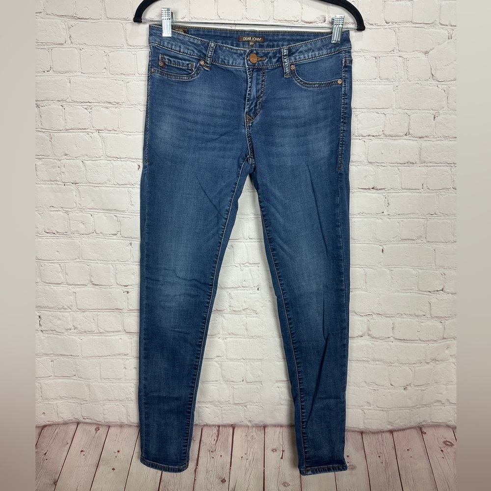 Dear John Jeans SZ 27 27x29 American Standard Women's Blue Skinny Modern Luxury